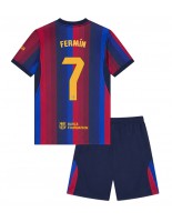 Barcelona Fermin Lopez #7 Kotipaita Lasten 2026-27 Lyhythihainen (+ shortsit)